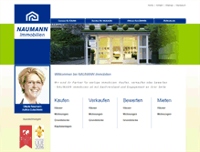 Tablet Screenshot of immobilien-naumann.de